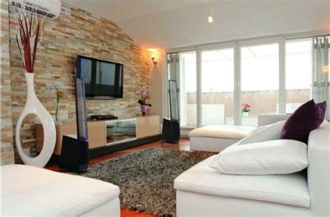 Marble accent wall living room. 14 Examples Of Sensational Stone And Tile Accent Walls In ...