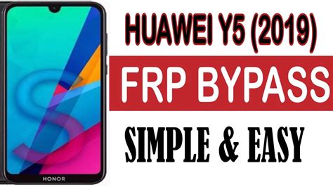 Huawei Amn Lx9 Frp Bypass Huawei Y5 2019 Frp Bypass Test Point Youtube