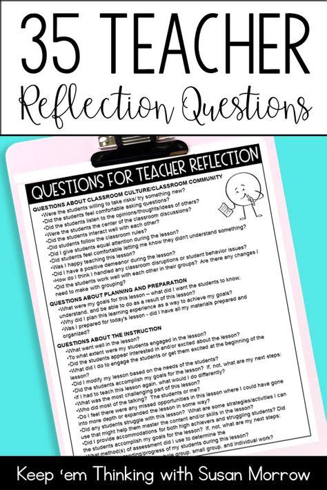 19 Best Teacher Reflection Journal Images In 2020 Teacher Reflection