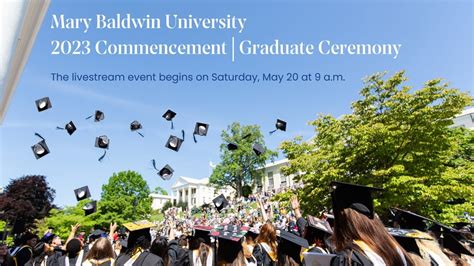 Mary Baldwin University Graduate Student Commencement 2023 Youtube