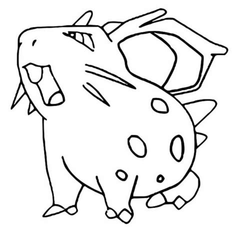 Cute Pokemon Nidoran Female Coloring Pages Coloring Pages Pokemon