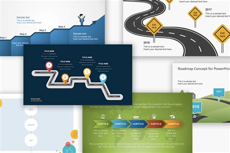 Roadmap Journey Powerpoint Template Download Template