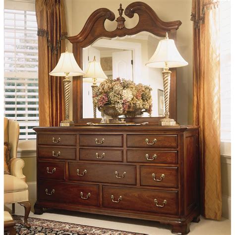 American Drew Cherry Grove 45th 791 130 Triple Dresser With 11 Drawers