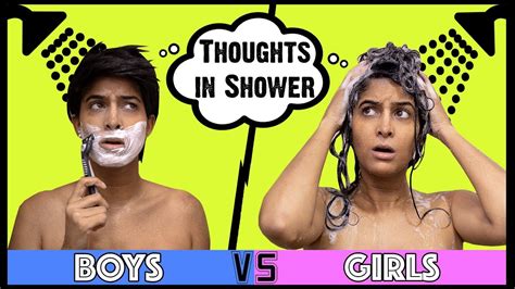 Thoughts In Shower Boys Vs Girls Anisha Dixit Rickshawali Youtube
