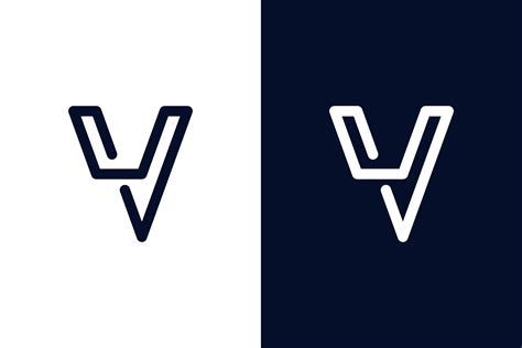 Letter V Monogram Logo V Logo Design Logo Design Creative Logo