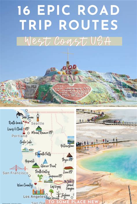 18 Epic West Coast USA Road Trip Ideas & Itineraries | Road trip fun, Road trip west coast, Road 