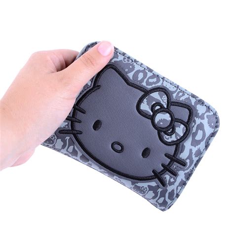 Hello Kitty Grey Leopard Bifold Wallet Sanrio Tokyo Otaku Mode Tom