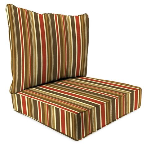 jordan manufacturing sunbrella 2 piece brannon redwood outdoor deep seat chair cushion walmart