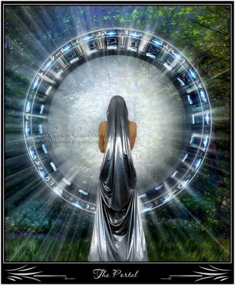 The Portal Spiritual Art Light In The Dark Fantasy Images