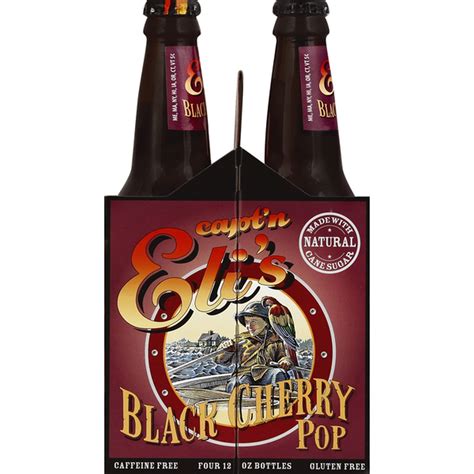 Captn Elis Soda Black Cherry Pop Caffeine Free 12 Fl Oz Delivery Or Pickup Near Me Instacart