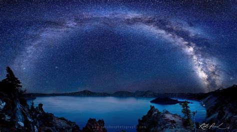 Milky Way Over Oregon 1532x856 Crater Lake National Park Scenic