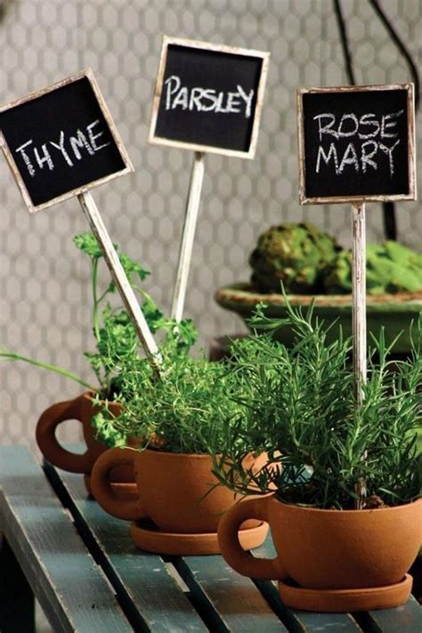 Creative Diy Garden Sign And Tag Ideas Godiygocom Herb Labels