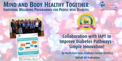 Innovative Collaboration To Improve Diabetes Pathways In Ne Essex Wins