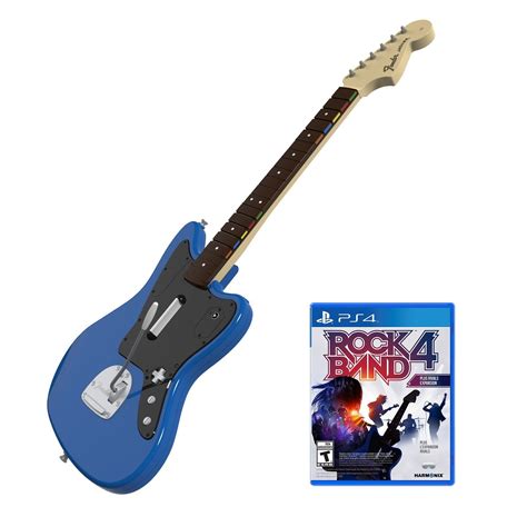 Rock Band Rivals Wireless Fender Jaguar Bundle For Playstation 4