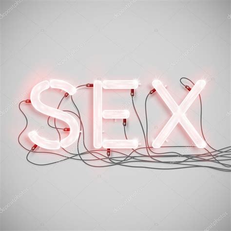 Sex Made By Neon Type Stock Vector Image By ©seby87 64505343