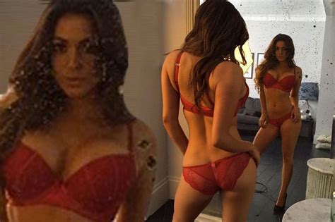 Casey Batchelor Looks Red Hot As She Strips Down To Her Bra And Knickers Amid Jonathan Joseph