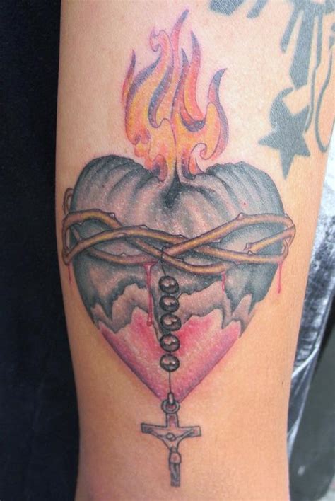 Sacred Heart Tattoo By Galen Luker Tattoonow