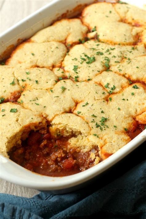 Leftover turkey chili soup with cornbread dumplings rock. Leftover Chili Cornbread Casserole & More ways to use up ...
