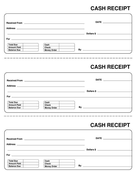 Rent Receipt Template Word Fill Online Printable Fillable Blank