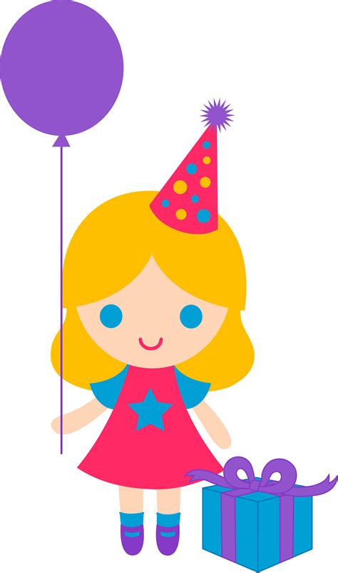 Little Birthday Girl Clip Art Free Clip Art Happy Birthday Girl