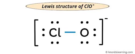 Clo Lewis Structure How To Draw The Dot Structure For Clo Chlorine