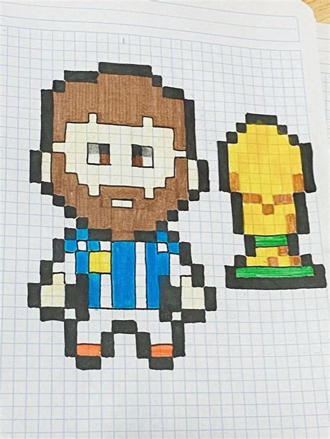 Messi Pixel Art