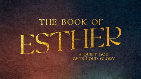 The Book Of Esther Sermon Series Designs