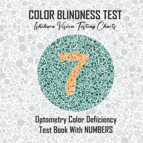 Buy Color Blindness Test Ishihara Vision Testing Charts Optometry