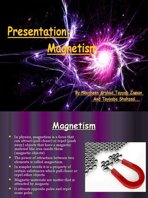 Magnetism Pdf Magnet Magnetic Field