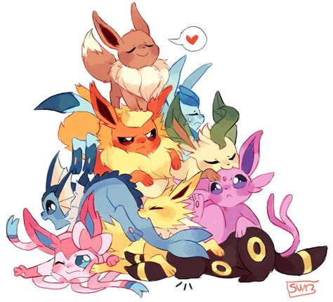 Eeveelution Pokémon Image by suikuzu Zerochan Anime Image Board