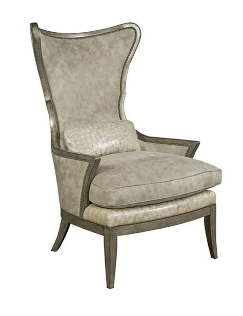 Victorias Transition Wing Wood Trimmed Wing Chair Our House Designs