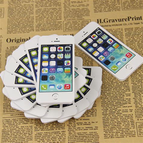 1pc New Note Paper Cell Phone Shaped Memo Pad T Office Supplies