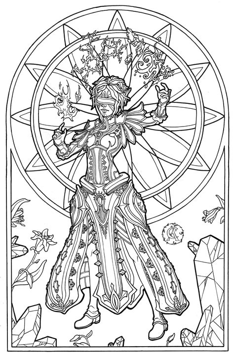 Free printable light house coloring page and download free light house coloring page along with coloring pages for other activities and coloring sheets. The magician - Myths & legends Adult Coloring Pages