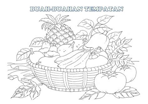 Gambar Buah Buahan Tempatan Lukisan Wallpaper