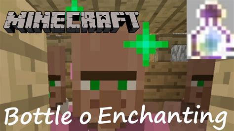 Minecraft How To Get Bottle O Enchanting Survival Tutorial No
