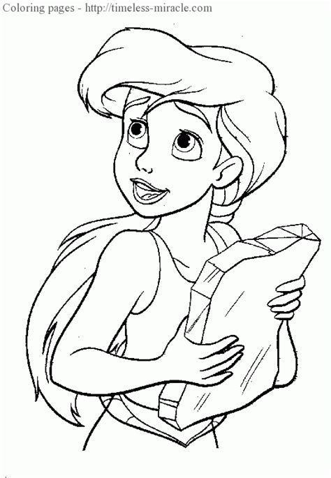 Frozen princesses anna and elsa coloring page. Baby disney princess coloring pages - timeless-miracle.com