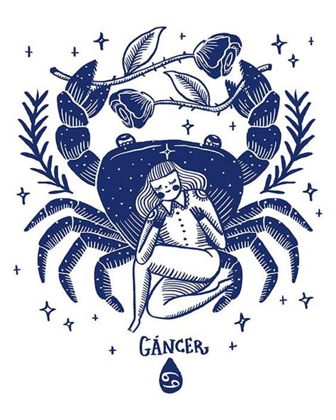 Cáncer Sonia Lazo Cancer Zodiac Art Zodiac Art Horoscope Art