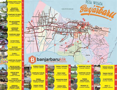 Keren Inilah Daftar 30 Objek Wisata Andalan Kota Banjarbaru
