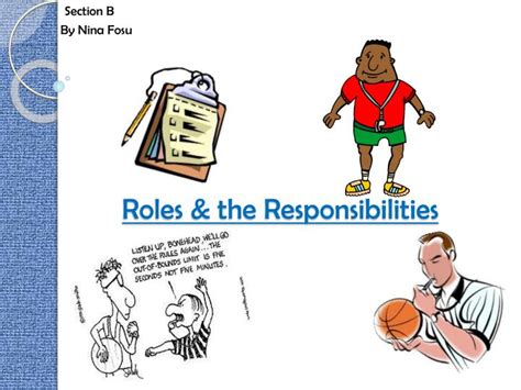 Roles And Responsibilities Cartoon