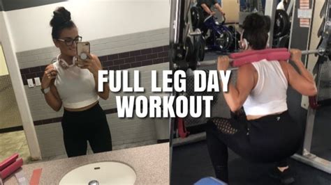 Full Leg Day Workout YouTube Leg Day Workouts Legs Day Workout