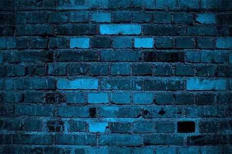 Blue Bricks Wallpaper Textured Brick Wallpaper Brick Background