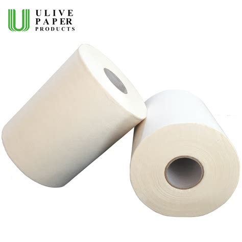Ulive Recycled Environment Friendly Pulp Hand Paper Towel Roll China Paper Towel Roll And Hand