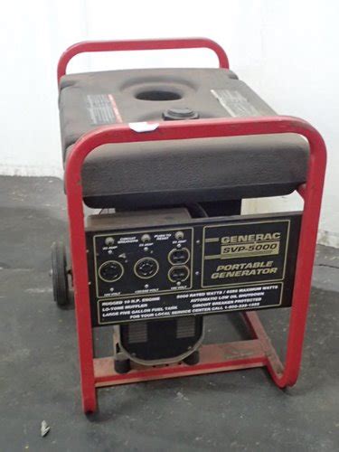Generac 09719 2 Svp 5000 Portable Gasoline Generator 5000 Watts Ebay