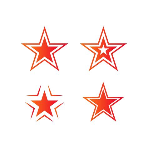 Set Of Star Logos 1228462 Vector Art At Vecteezy