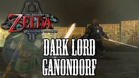 Twilight Princess Final Boss Dark Lord Ganondorf YouTube