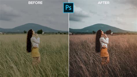 Cinematic Color Grading Tutorial And Preset Photoshop Cc 2019 Youtube