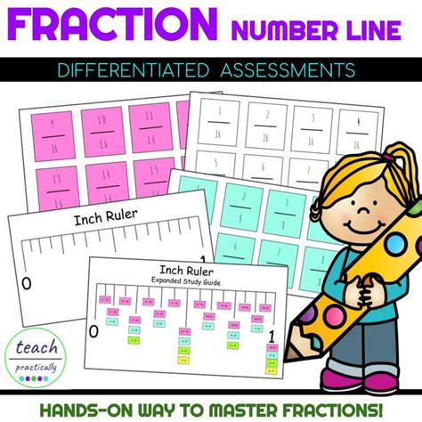 Understand Fractions With Number Line And Inch Ruler Distance Learning