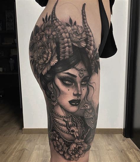 Greek Goddess Tattoo Greek Mythology Tattoos Witch Tattoo Medusa Tattoo Hades Tattoo Demon