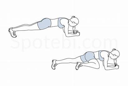Plank Spiderman Exercise Spotebi Guide Illustrated Instructions