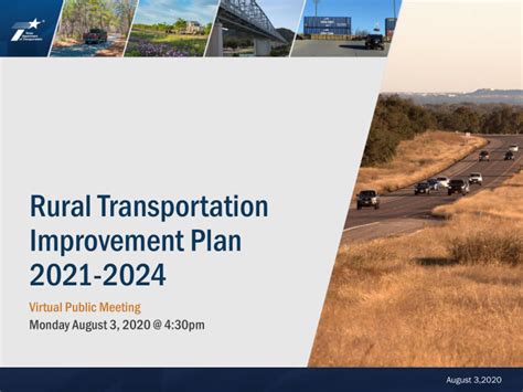 Ppt Rural Transportation Improvement Plan 2021 2024 Virtual Public